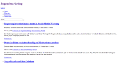 Desktop Screenshot of jugendmarketing.de